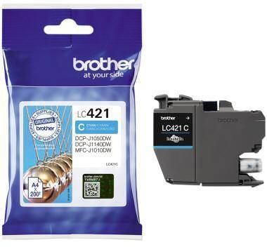 BROTHER 101038150 Brother Tintenpatrone LC4 21C 200Seiten cyan Brother Tinten