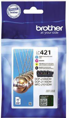 BROTHER 101051199 Brother Tintenpatrone LC4 21VAL 200Seiten sw/c/m/y 4 St./Pack.