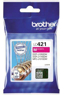 BROTHER 101038130 Brother Tintenpatrone LC4 21M 200Seiten magenta Brother Tin