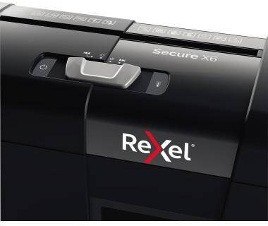 REXEL 760008800 Aktenvernichter Rexel® Secure X6 P-4 Papier Heftklammern Bürokla