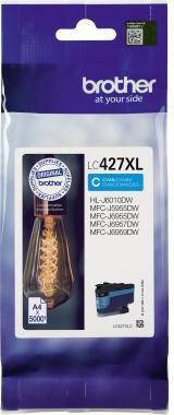 BROTHER 101007650 Brother Tintenpatrone LC4 27XLC 5.000Seiten cyan Brother Ti