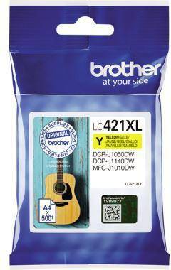 BROTHER 101051210 Brother Tintenpatrone LC4 21XLY 500Seiten gelb Brother Tint