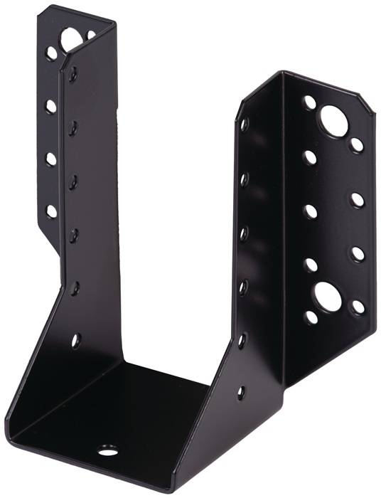 Balkenschuh Typ A 64/128 2mm ETA-08/0171 STA verzinkt,schwarz kunststoffbesch.