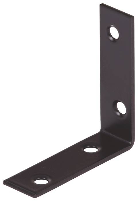 GAH 329631 Stuhlwinkel L.50x50mm B.15mm S.1,75mm STA verzinkt,schwarz ku.-besch.