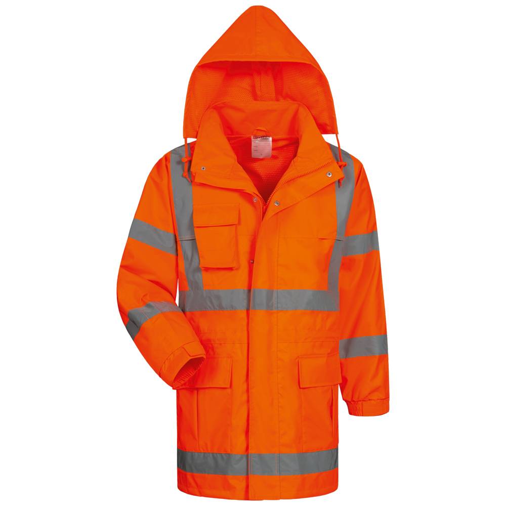 SAFESTYLE 23525-6 *NILS* WARNSCHUTZ- JACKE ORANGE orange Norm: EN ISO 20471 Klas