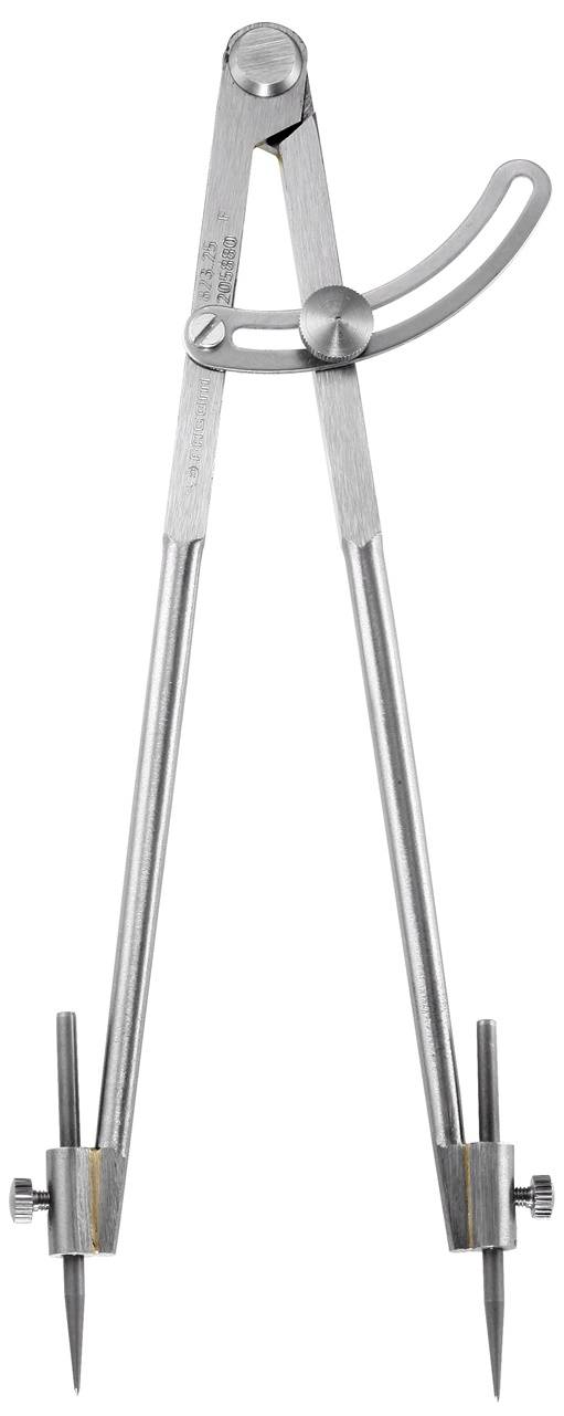 Facom 823.25 Spitzzirkel mit Stellbogen 250 mm