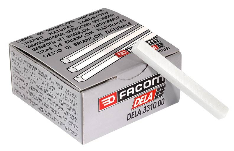 Facom DELA.3310.00 Steatit weiss 10 x 100 mm, 50 Stueck