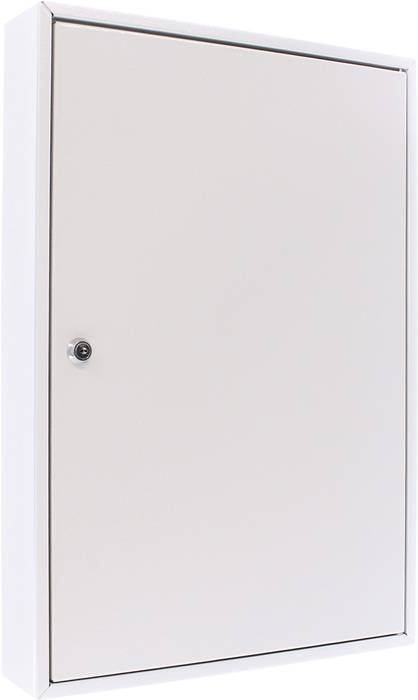 Schlüsselschrank S 50 H550xB380xT80mm 1-türig Zylinderschl.Anz.Hak.50 ROTTNER