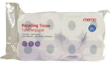 MEMO 446022700 memo Toilettenpapier Recy cling Tissue H3456 4lg. 1 30Bl. 8Rl.