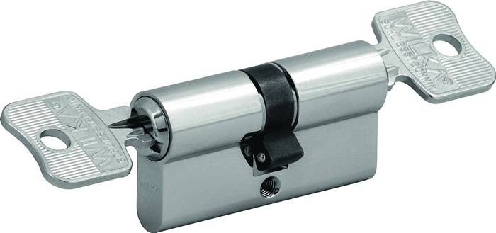 Profildoppelzylinder 3663 30/60mm NuG beids.Anz.Schlü.3 versch.-schl.WILKA