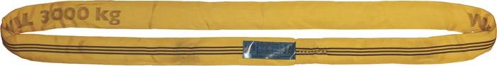 TECWERK 2000365109 Rundschlinge DIN EN 1492-2 Umfang 6m gelb Tragf.einf.3000kg T