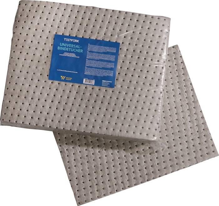TECWERK Universalbindetücher Länge 40 cm Breite 50 cm 4 x 25 Tücher