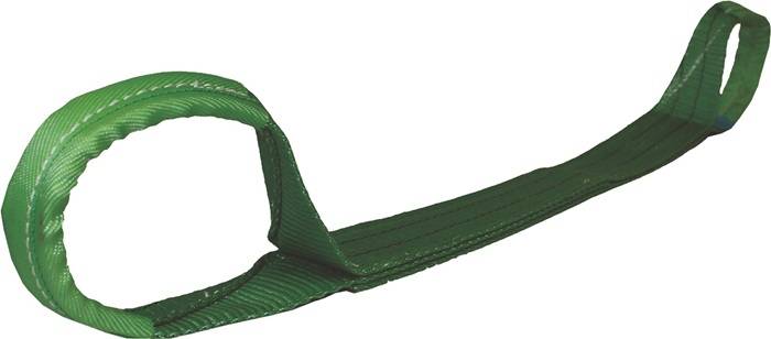 Hebeband DIN EN 1492-1 L.4m grün Tragf.einf.2000kg TECWERK