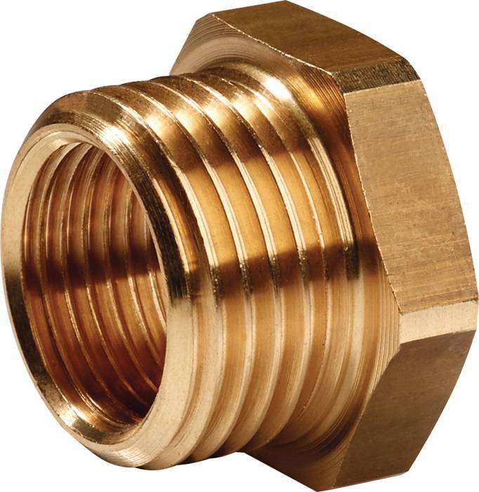 Reduziernippel MS AG G 1/2 Zoll IG G 3/8 Zoll SW 22mm TECWERK