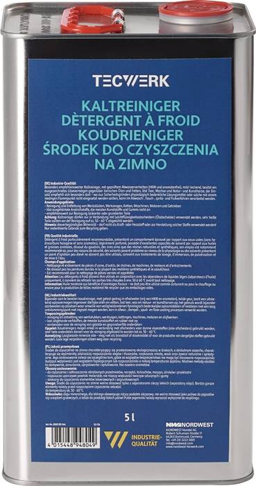 TECWERK 2000355964 Kaltreiniger 5l Kanister TECWERK 2000355964