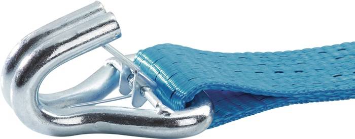 Zurrgurt DIN 12195-2 L.10m B.50mm m.Ratsche+Spitzh.m.Sicherung LC U 5000 daN TW
