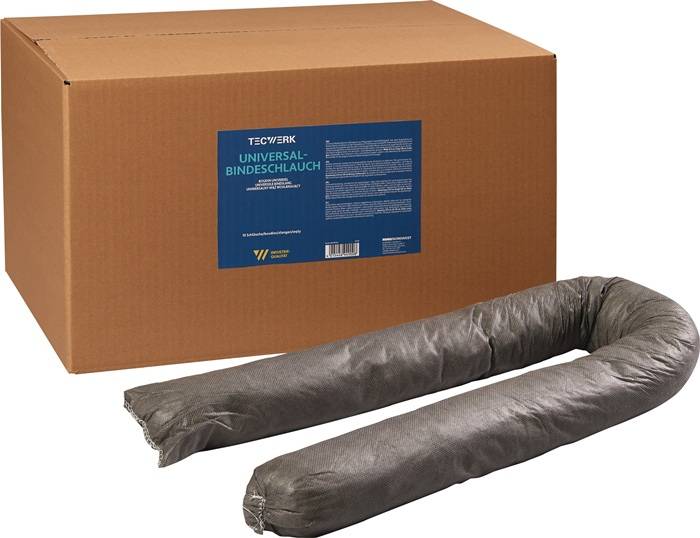 TECWERK 2000369666 Universalbindeschlauch grau L.120cm D.8cm 10 St.Krt.TECWERK 2