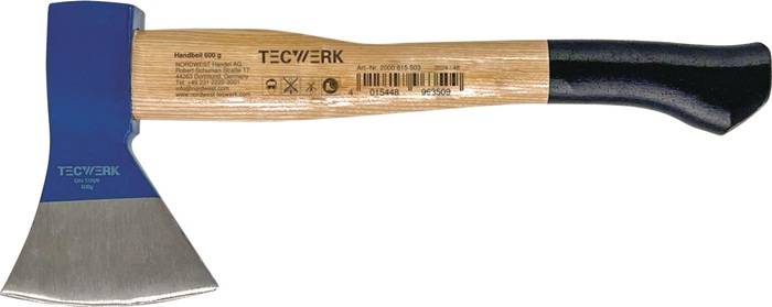 Handbeil Rheinische Form 800g Stiel-L.380mm Eschenkuhfuß stahlgeschmiedet TW