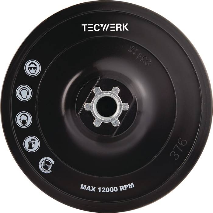 TECWERK 2000841712 Stützteller D.150mm M14 kletthaftend TECWERK 2000841712