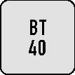 Anzugsbolzen JIS B 6339 BT40 m.Bohr.45 Grad TECWERK