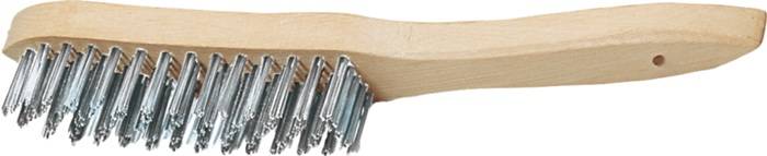 TECWERK 2000841014 Drahtbürste L.295mm 0,35mm Gussstahl 4-reihig TECWERK 2000841