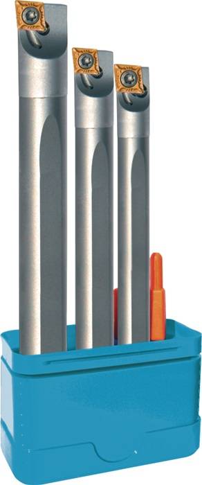 Bohrstangenset SCLC-R 06 re.VHM m.IK 3tlg.TECWERK