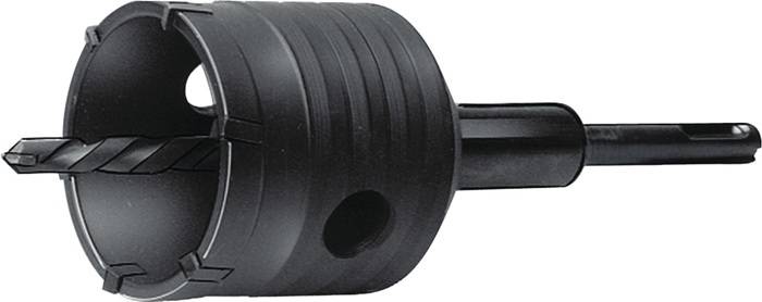 Schlagbohrkrone D.80mm Gesamt-L.180mm f.Verteilerdosen SDS-plus TECWERK