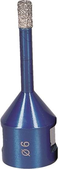 TECWERK Diamant-Fliesenbohrer PRO M14 Ø 6 mm Länge 60,5 mm 1-teilig Segmentanzah