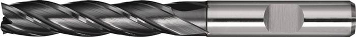 TECWERK 2000866043 Schaftfräser DIN 844 TypN D.8mm HSS-Co PM ALCRONA Weldon Z.4