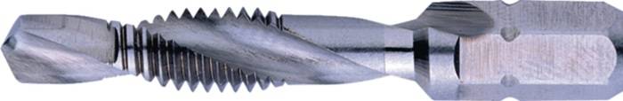 Kombigewindebohrer HSSG 1/4 Zoll 6KT M4x3,3mm Steig.0,70mm TECWERK