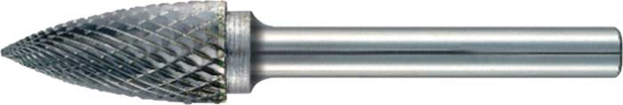 Frässtift SPG D.3mm Kopf-L.12mm Schaft-D.3mm HM Verz.Normal,fein TECWERK