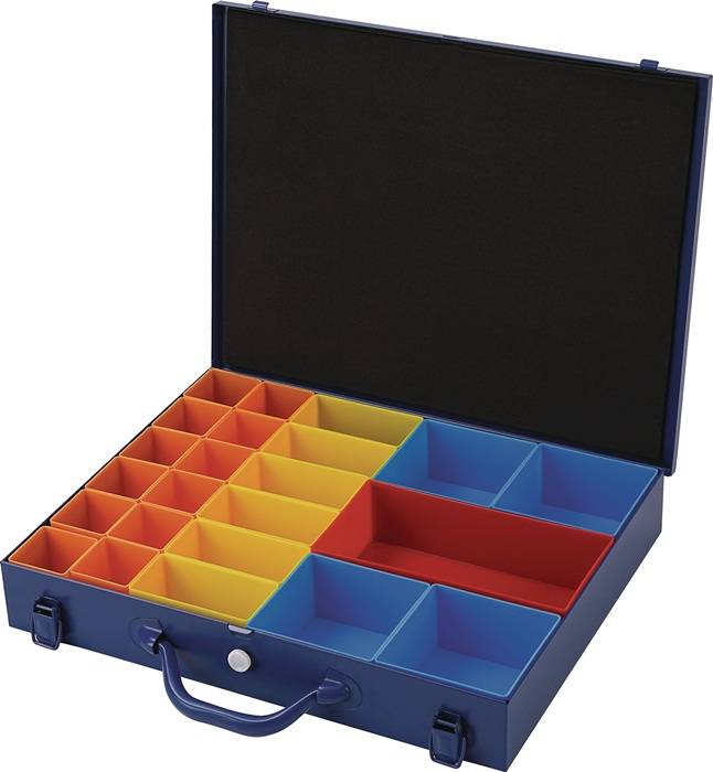 TECWERK 2000871531 Sortimentskasten B438xT342xH70mm 23 Fächer blau blau TECWERK