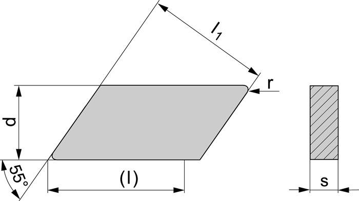 Wendeschneidplatte KNUX160405EL-F PMK30 Bearb.Schlicht TECWERK