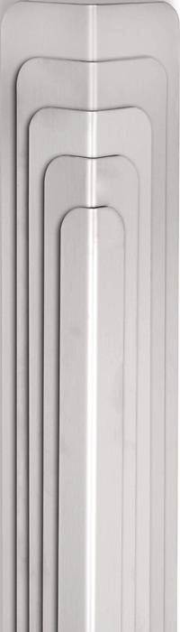 HOJU Eckschutzwinkel L.1250mm Schenkelhöhe 20x20mm VA 1.4301 geb.Korn 320 Pro