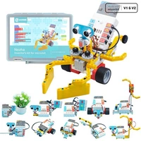 ELECFREAKS micro:bit Nezha 48 in 1 Inventor's Kit, 11 Module, 400 Bausteine, 75+ Lern-Projekte ELECFREAKS micro:bit Nezha 48 in 1 Inventor's Kit, 11 Module, 400 Bausteine, 75+ Lern-Projekte