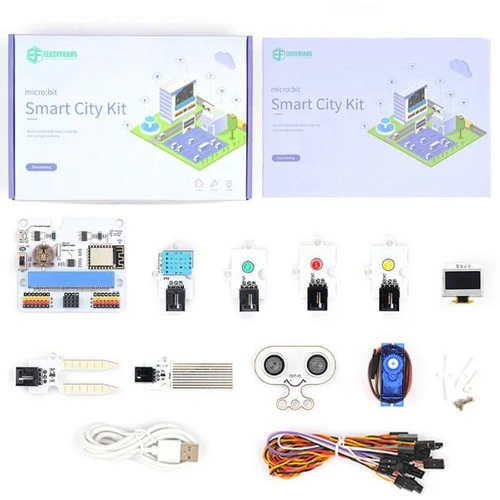 ELECFREAKS micro:bit Smart City Kit, 17-teiliges IoT Lern-Set, ohne micro:bit Board ELECFREAKS micro:bit Smart City Kit, 17-teiliges IoT Lern-Set, ohne micro:bit Board