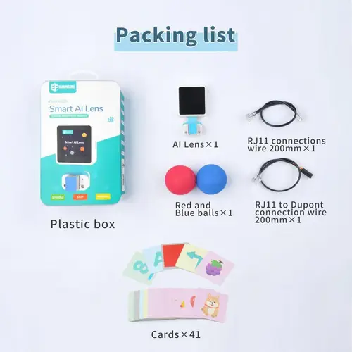 ELECFREAKS micro:bit AI Smart Lens, V831 Core IC, 90 Grad Weitwinkel, 240x240 Auflösung, 1.3 Zoll ELECFREAKS micro:bit AI Smart Lens, V831 Core IC, 90 Grad Weitwinkel, 240x240 Auflösung, 1.3 Zoll