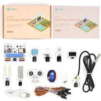ELECFREAKS micro:bit Smart Agriculture Kit, 12-teilig mit IoT:bit, Sonar:bit, Projektanleitungen ELECFREAKS micro:bit Smart Agriculture Kit, 12-teilig mit IoT:bit, Sonar:bit, Projektanleitungen