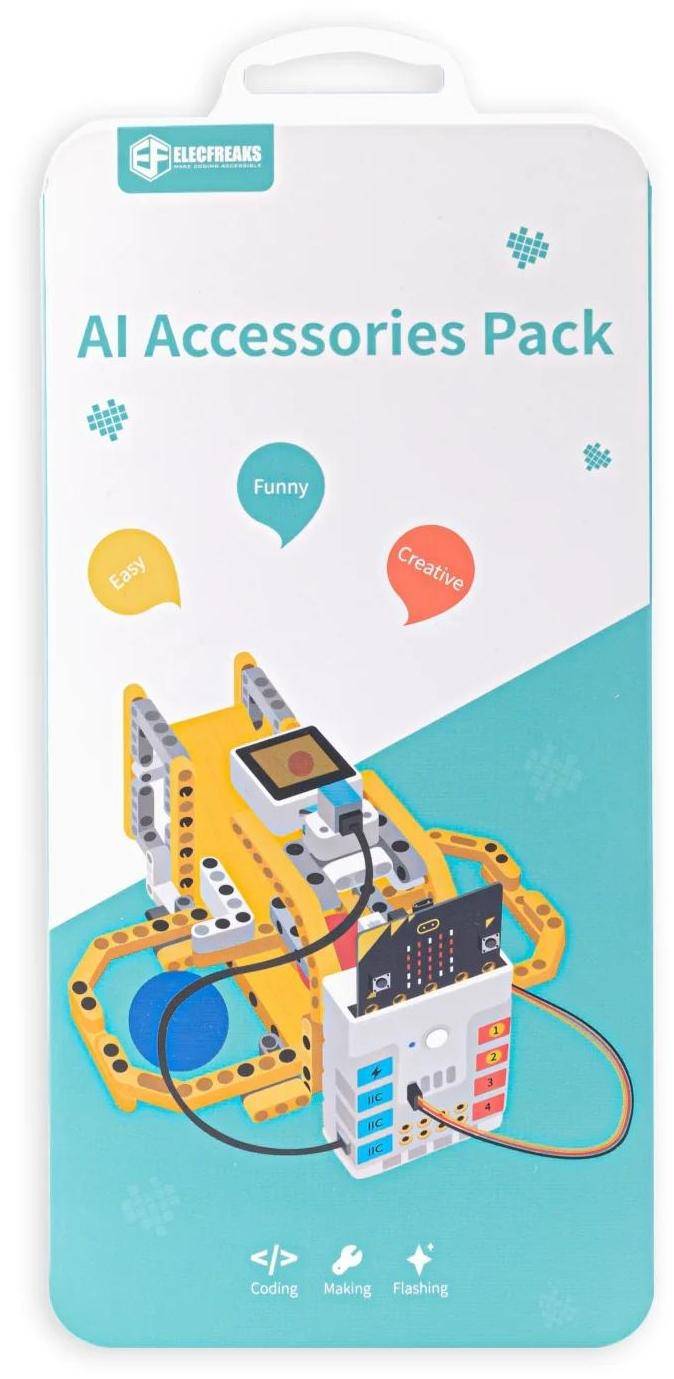 ELECFREAKS AI Accessories Pack, AI Lense Gesichts-/Farberkennung, Spracherkennung, 48-teilig