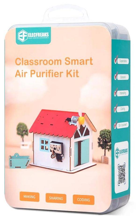ELECFREAKS Smart Air Purifier Kit, IOT Erweiterung, Motorventilator, Staubsensor, für micro:bit