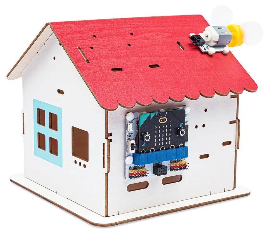 ELECFREAKS Smart Air Purifier Kit, IOT Erweiterung, Motorventilator, Staubsensor, für micro:bit