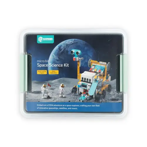 ELECFREAKS microbit Space Science Kit, Nezha Board, Smart Motor, 8 Sensorports, über 400 Bauteile ELECFREAKS microbit Space Science Kit, Nezha Board, Smart Motor, 8 Sensorports, über 400 Bauteile