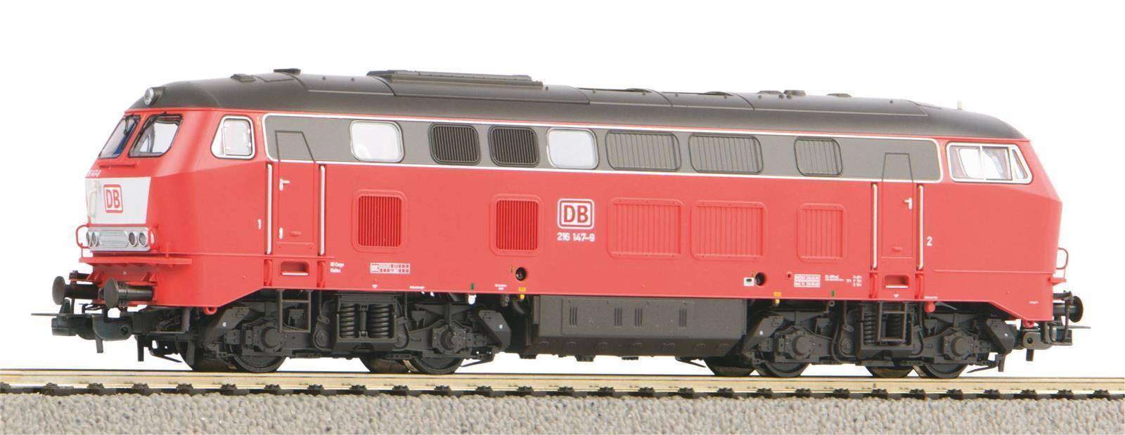 Piko 52414 H0 Sound-Diesellok BR 216 mit Latz DB AG V Wechselstromversion, inkl. PIKO Sound-Decoder