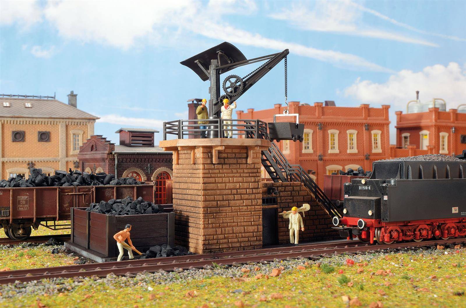 Vollmer 45718 H0 Kleinbekohlungsanlage mit Kran