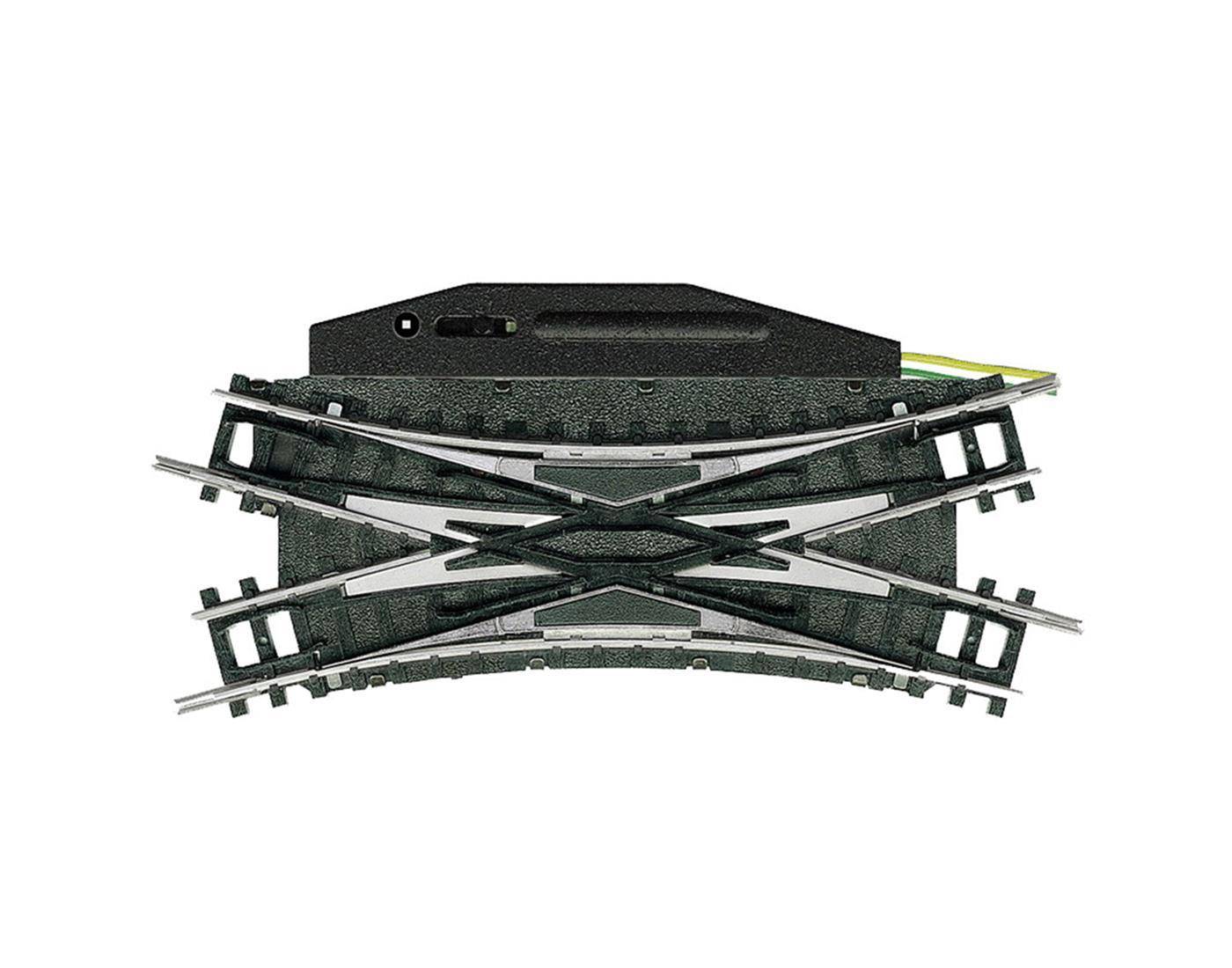 Minitrix 14968 Elektrom.Doppelkreuz.weiche R 1 Stück