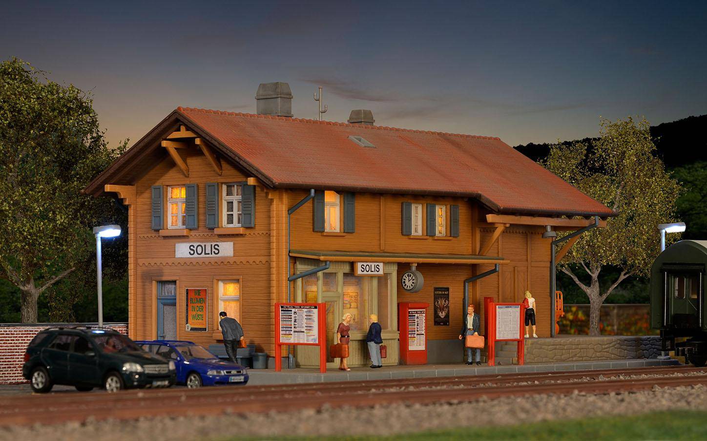 kibri 39372 H0 Bahnhof Solis