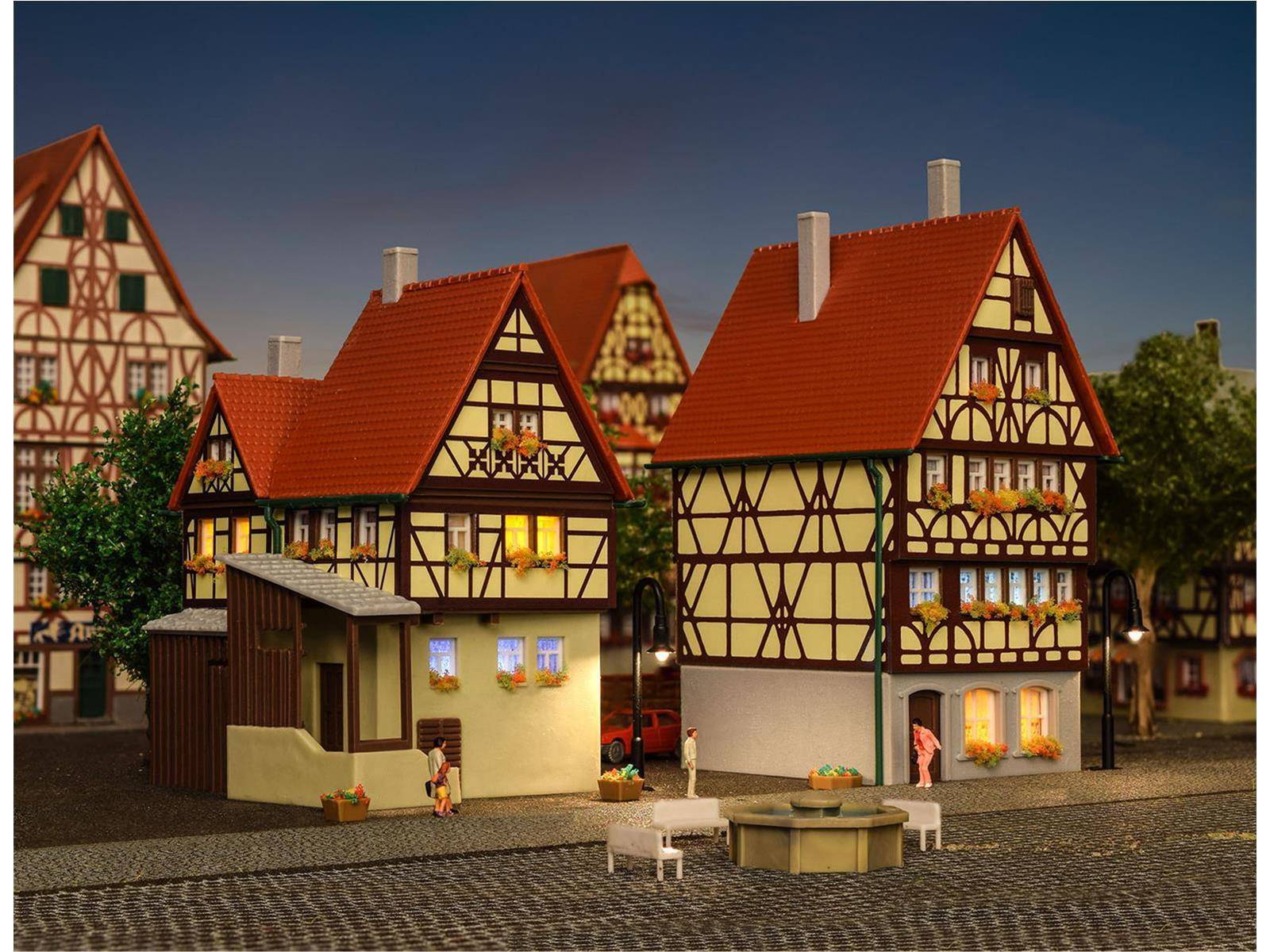 kibri 37100 N Fachwerkhaus und Torhaus