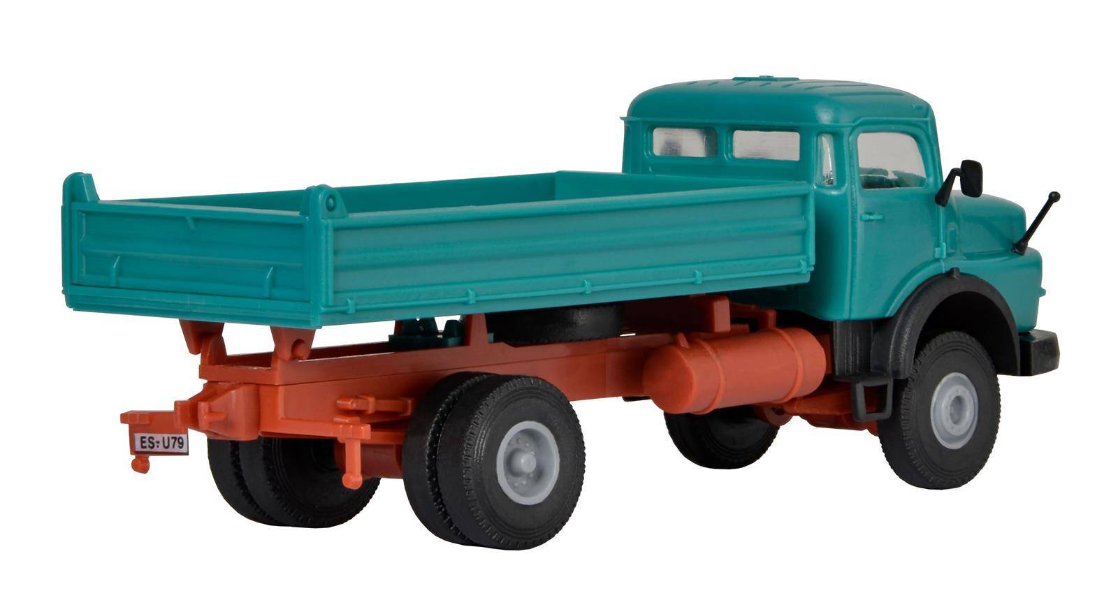 kibri 14030 H0 MB Rundhauber LAK 1620 mit Kipp-Pritsche