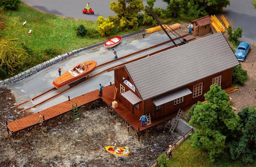 Faller 130588 Bootshaus Epoche III