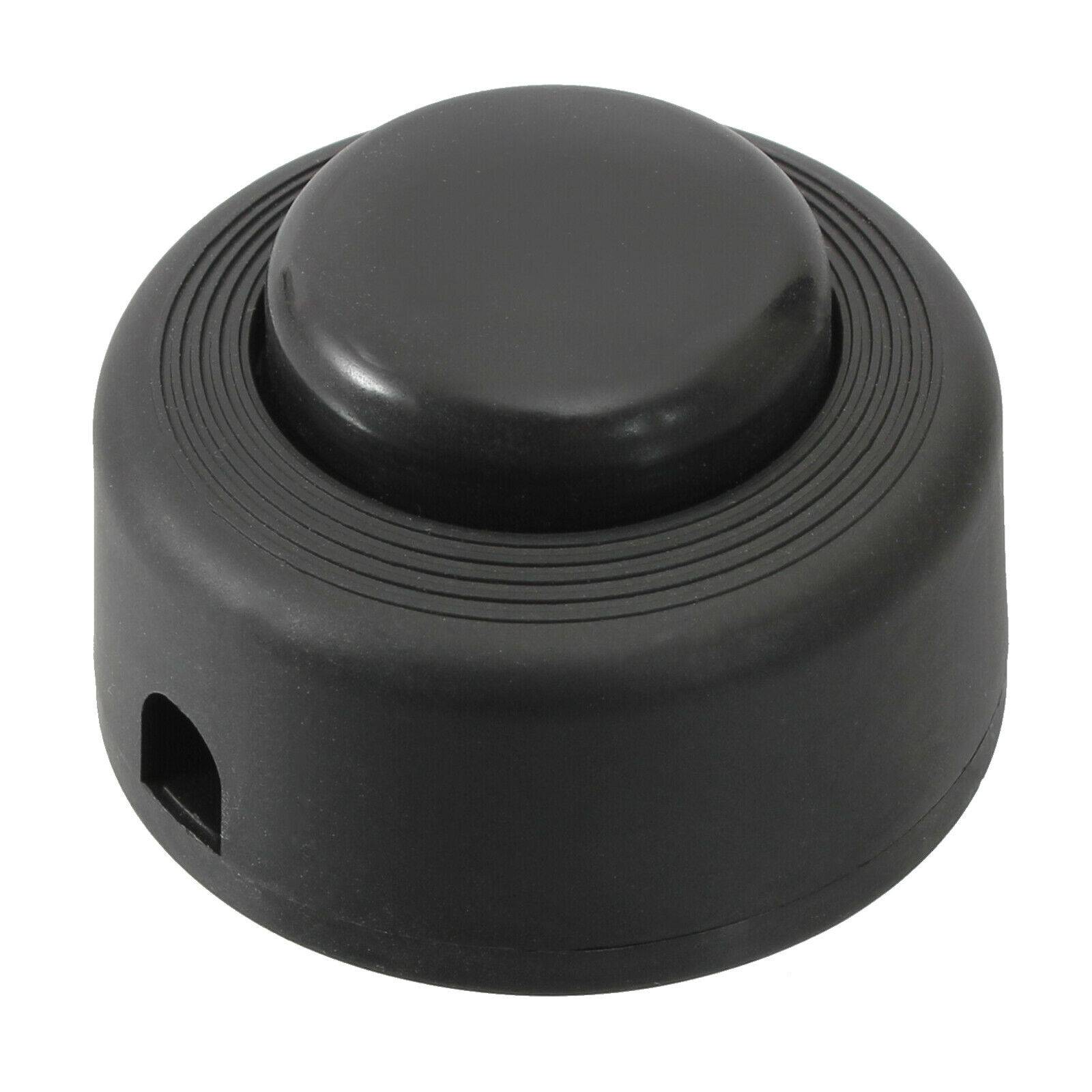 Schnurschalter Fußschalter Tret Zwischenschalter Kabelschalter schwarz